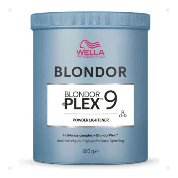 P贸 Descolorante Wella Blondor Plex N掳1 9 800g Foto 1