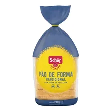 PĂŁo Forma Tradicional Sem GlĂșten Lactose Vegano Schar 200g Foto mini 1