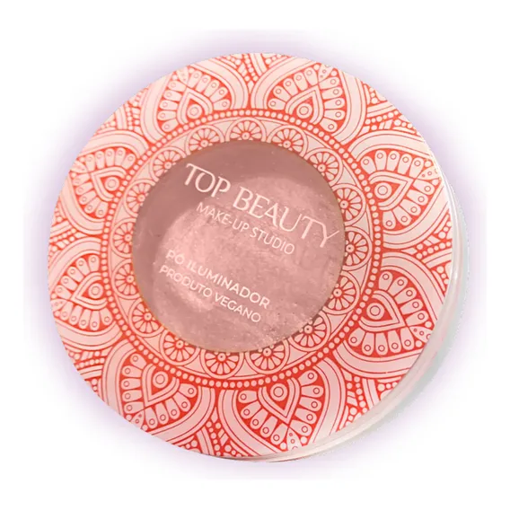 P贸 Iluminador Top Beauty Premium Rose Tom Da Maquiagem Rosa Foto 1