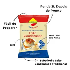 Pó Para Preparo De Sobremesa Leite Condensado 1kg Lowçucar Foto mini 3