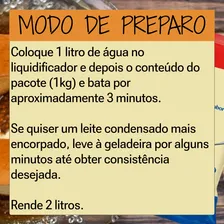 Pó Para Preparo De Sobremesa Leite Condensado 1kg Lowçucar Foto mini 4