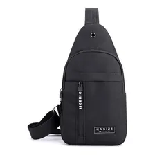Pochete Bolsa Masculina Transversal Tira Colo Ombro Foto  mini 1