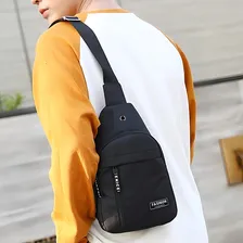 Pochete Bolsa Masculina Transversal Tira Colo Ombro Foto mini  2