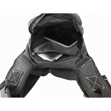 Pochete Cartucheira Unissex Bolsa De Perna Moto Festa Rave Cor Preto-preto Foto mini  2