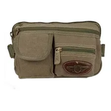 Pochete Cintura Lona Masculina Foto  mini 1