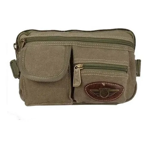 Pochete Cintura Lona Masculina Foto 1