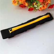 Pochete Invisivel Viagem Cinto Anti Roubo Celular Cor Preto E Amarelo Foto mini  2