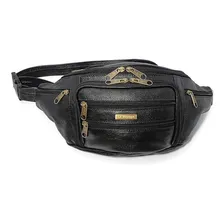 Pochete Masculina De Couro Legítimo Extra Grande Espaçosa Foto  mini 1