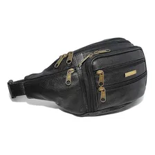 Pochete Masculina De Couro Legítimo Extra Grande Espaçosa Foto mini  2