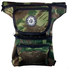 Pochete Perna Masculina Camping Motoboy 5 Bolsos Cartucheira Foto mini 3