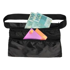 Pochete Porta Dolar Doleira Money Belt 2 Divisões Poliester Foto mini 4