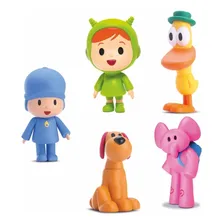 Pocoyo De Vinil + Elly Nina Loula Pato Kit 5 Bonecos Cardoso Foto mini 3