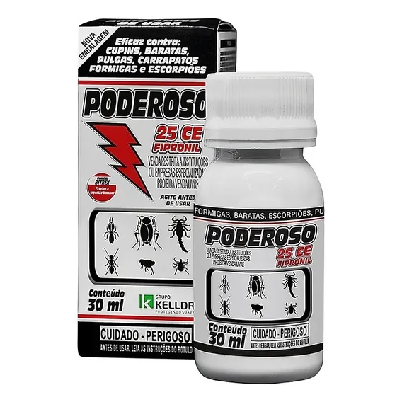 Poderoso 25ce Fipronil Kelldrin Kit 1 Un Foto 1