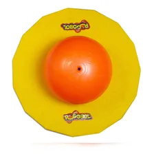 Pogobol Amarelo E Laranja Pula Pula Estrela Forma Redonda Foto mini  3