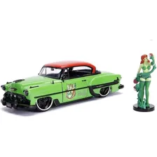 Poison Ivy Chevy Bel Air 1953 Jada Bombshells 1:24 Cor verde Foto  mini 1