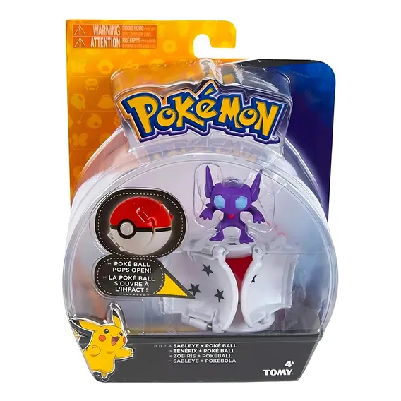 Pokemon - Boneco + Pokebola - Sableye - Tomy Original Foto 1