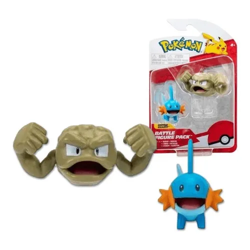 Pokémon - Pacote Figuras Mudkip + Geodude Foto 1