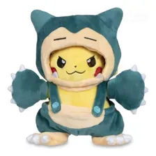 Pokémon Pikachu Cosplay Snorlax Plush Foto  mini 1