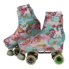 Polaina Cobre Botas Para Patins Estampa Unicórnio Tamanho G Foto  mini 1