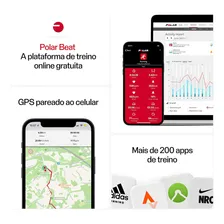 Polar Cinta Peitoral com Sensor Transmissor CardÃaco Polar H10 Tamanho M-XXL Foto mini 4