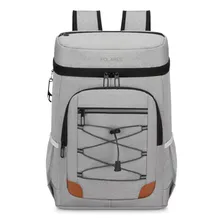 Polares Mochila Bolsa Térmica Grande 30l Passeio Acampamento Luxo Cor Cinza Foto  mini 1
