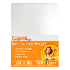 Polaseal Plástico Para Plastificação A3 303x426x0,05mm 20un Foto mini 1
