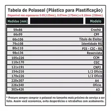Polaseal Plástico Para Plastificação Cnpj 121x191x0,10 100un Foto mini 3