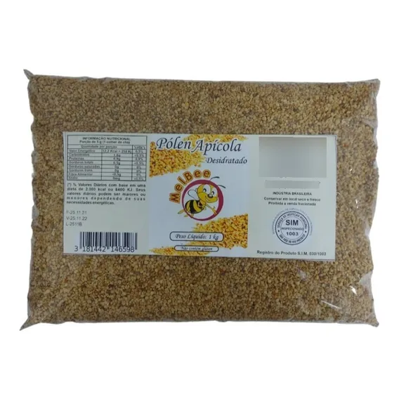 Pólen Apícola Desidratado - Pacote 1 Kg Foto 1