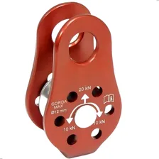 Polia Aluminio Corda Bombeiro Resgate Alpinismo 07mm A 12mm Foto mini 1