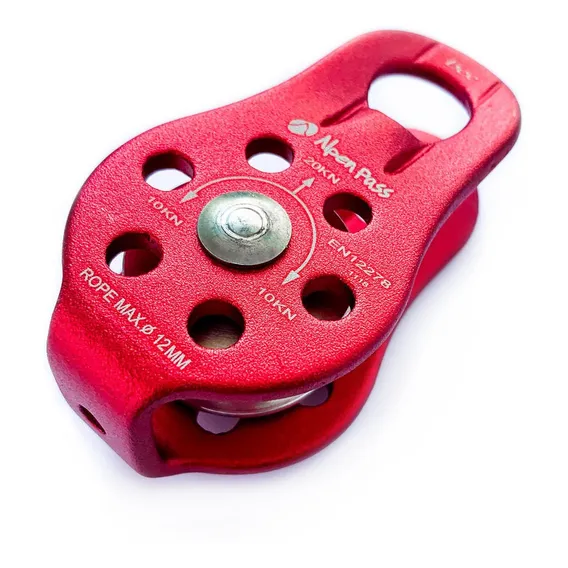 Polia Fixa Simples 20kn Corda 12mm Alum. Alpen Pass En12278 Foto 1