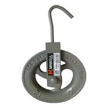 Polia Industrial Polida Minasul Roldana Para Poço Nº12 120 Kgf - Minasul De Ferro Foto mini 1