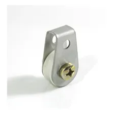 Polia Roldana 30 Mm - Nylon - Inox - Universal Com Manilha Foto mini  3