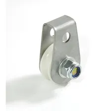 Polia Roldana 30 Mm - Nylon - Inox - Universal Com Manilha Foto mini 4