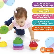 Poliplac 6051 bola didática colorida e educativa Foto mini 3