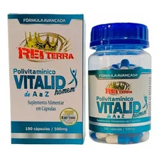 Polivitaminico Multivitaminico De A- Z  100 Cp 500mg Vitalid Foto mini  3