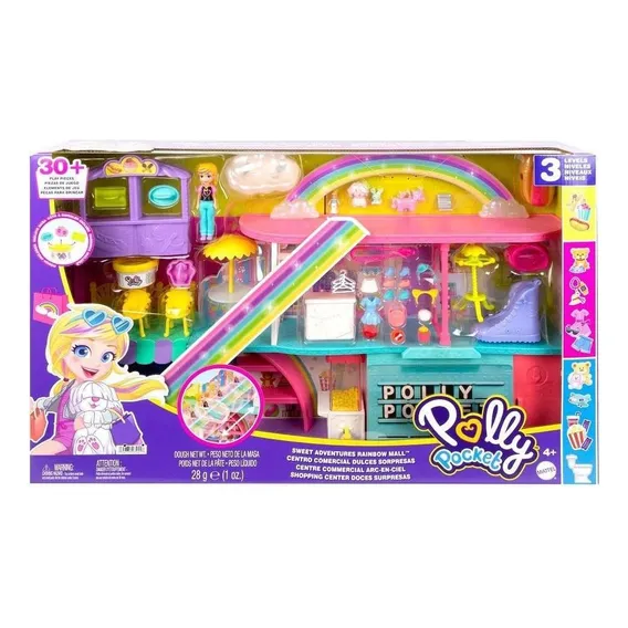 Polly Pocket Shopping Doces Surpresas + 30 Acessorios Mattel Foto 1
