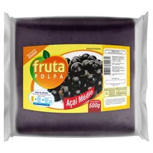 Polpa de Fruta Açaí Médio Fruta Polpa Pacote 500g Foto mini 1