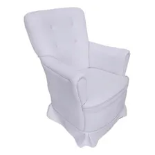 Poltrona Aconchego Com Balanço Branca Móveis Canaã Baby Foto  mini 1