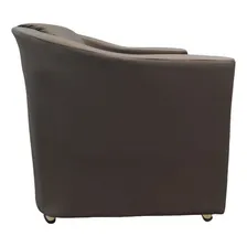 Poltrona Biane Decor Recepção Corino Cinza Foto mini  3
