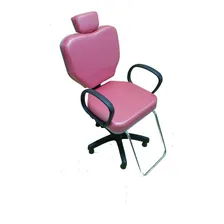 Poltrona Cadeira Para Salão Cabeleireiro Maquiagem Pink Foto mini 1