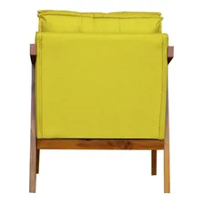 Poltrona Cadeira Vitoria Base Reforçada Amarelo Ddwt Foto mini 4