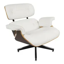 Poltrona Charles Eames Com Puff Eco couro Foto mini 1