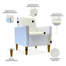 Poltrona De Amamentação Fixa Gabi Corino Branco Phoenix Foto mini  3