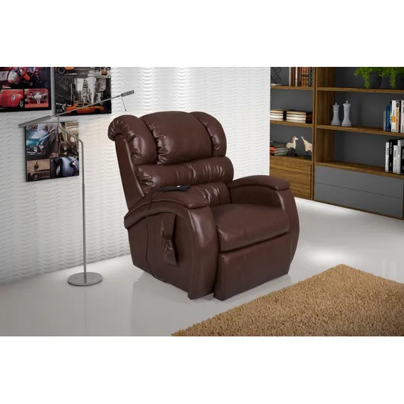 Poltrona Imperial Motorizada Courissímo Gravidade Zero Cor Marrom 850 Foto 1
