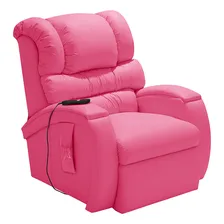 Poltrona Imperial Reclinável Motorizada Corano Lift Cor Pink 314 Foto mini 1