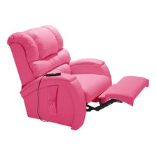 Poltrona Imperial Reclinável Motorizada Corano Lift Cor Pink 314 Foto mini 3