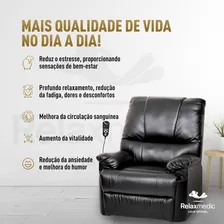 Poltrona Massageadora Papai Relaxmedic Preta Cor Preto Bivolt Foto mini 3