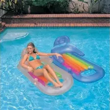 Poltrona Refrescante Splash Lounge Intex Bomba Eletrica Cor Azul Foto mini  3