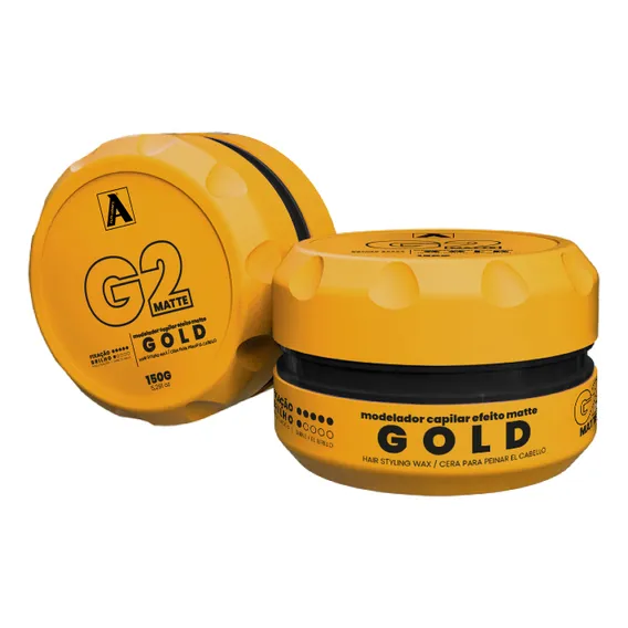 Pomada Alfa Looks Gold G2 Matte 150g Foto 1