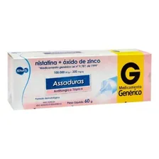Pomada Assaduras Nistatina + Óxido De Zinco Ems 60g Foto mini  2